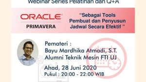 FTI Mengadakan Webinar Laboratorium bersama Alumni